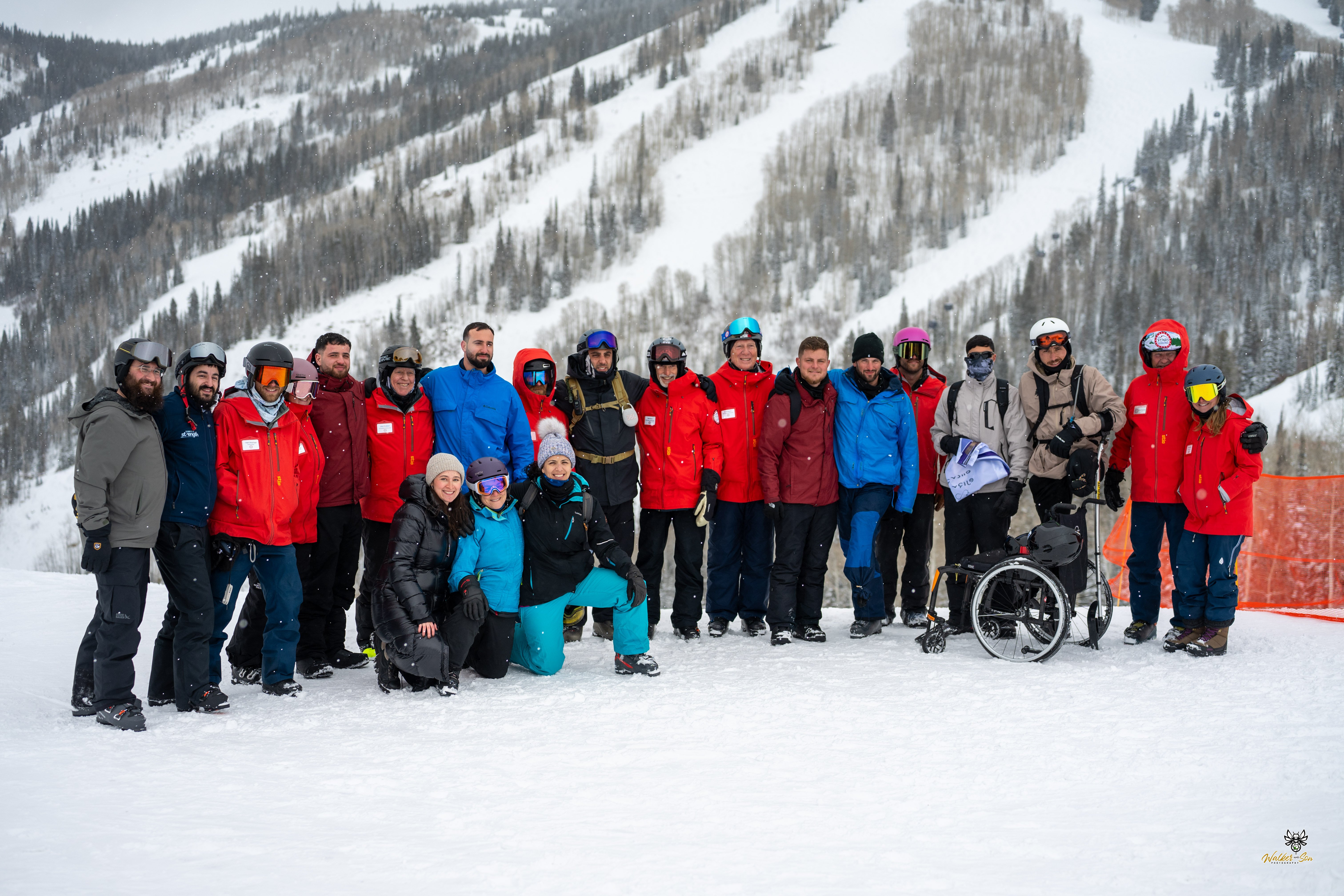 Summits of Strength participants in Steamboat Springs