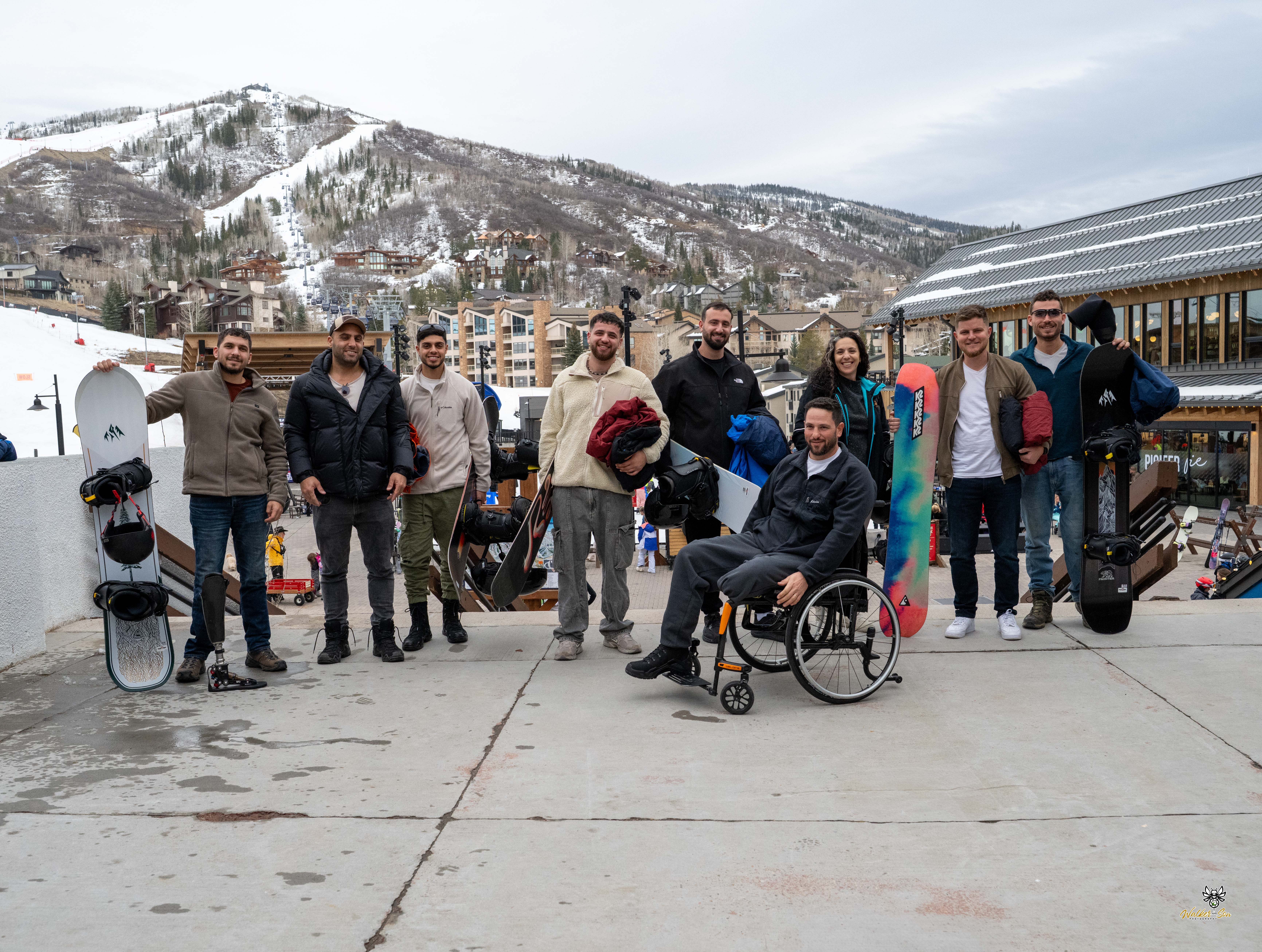 Group on the mountain